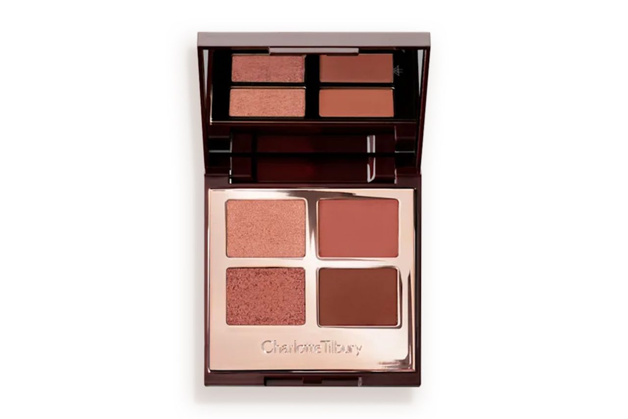 Compact case with four shades of eyeshadow Credit: Charlotte Tilbury