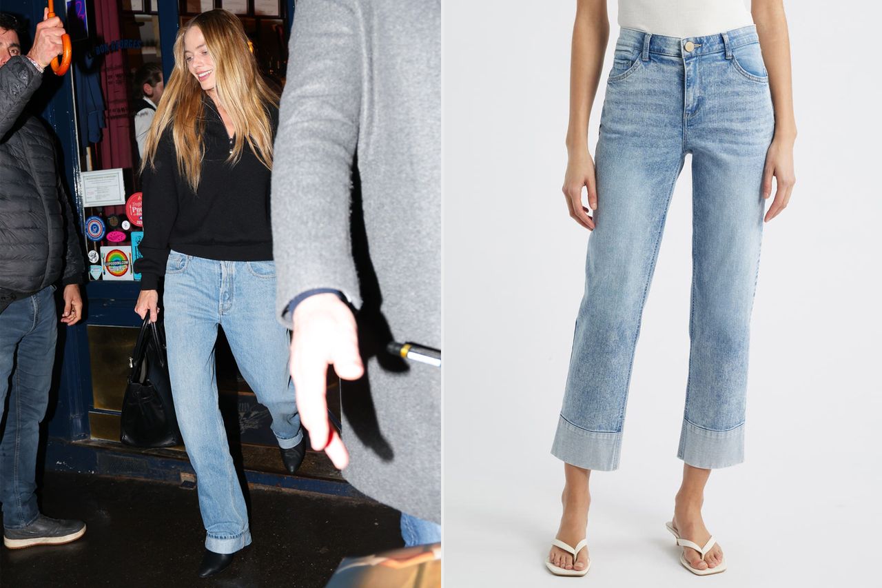 Margot Robbie, Jeans Credit: Aissaoui Nacer / BACKGRID; Nordstrom