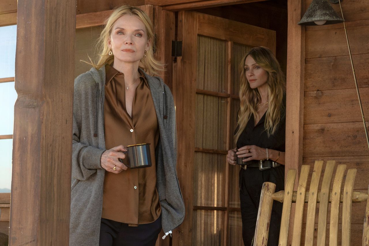 Michelle Pfeiffer as Stacy Clyburn and Beau Garrett as Abigail Reese in season 1, episode 1 of the Paramount+ series THE MADISON. Michelle Pfeiffer and Beau Garrett in 'The Madison'Credit: Emerson Miller/Paramount+