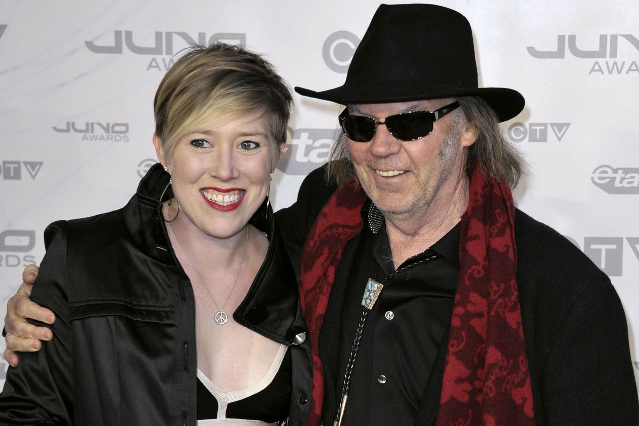 Neil Young and his daughter, Amber, in 2011.Credit: Warren Toda/EPA/Shutterstock