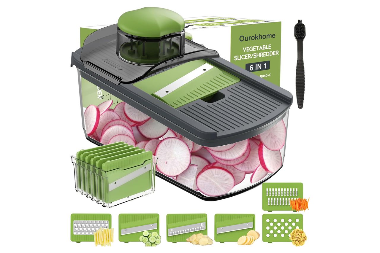 Ourokhome Mandolin Slicer Kitchen Food Credit: Amazon