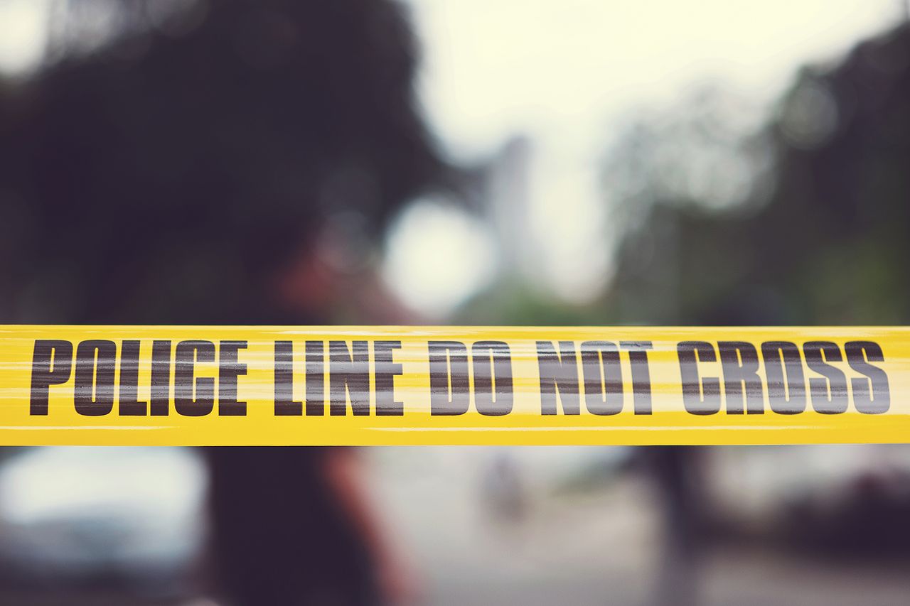 Yellow police tape Credit: Gettty