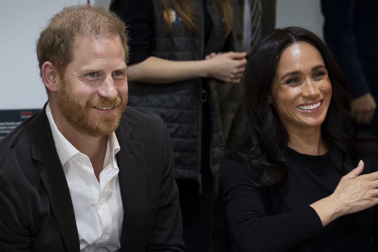The Duke and Duchess of Sussex during a visit to the World Central Kitchen Food (WCK), at the Jordan Country Office, in Amman The Duke and Duchess of Sussex visit Amman, Jordan, on Feb. 26Credit: Aaron Chown/PA Images via Getty