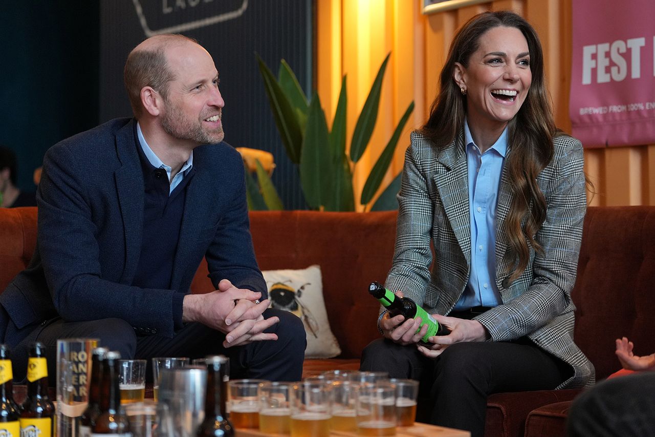 Prince William and Kate Middleton visit Fabal Beerhall in London on March 12, 2026Credit: Kin Cheung / POOL / AFP via Getty