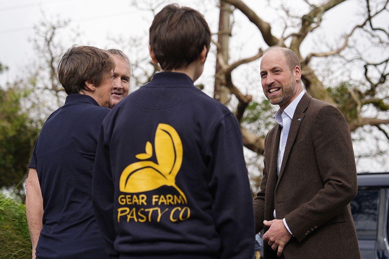 Prince William visits CornwallCredit: PA Images / Alamy Stock Photo