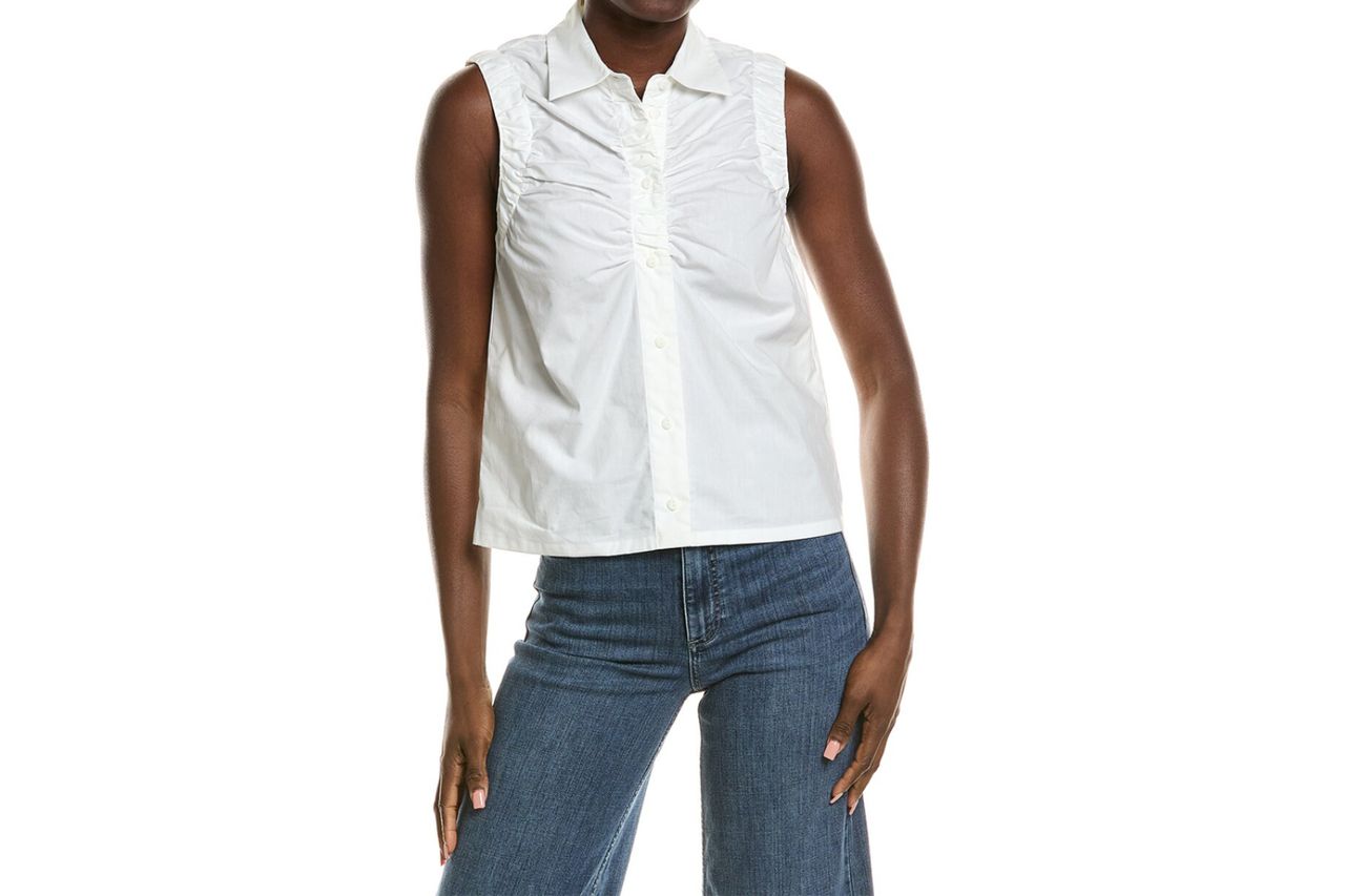 rag & bone Georgina Ruched Shirt Credit: Gilt