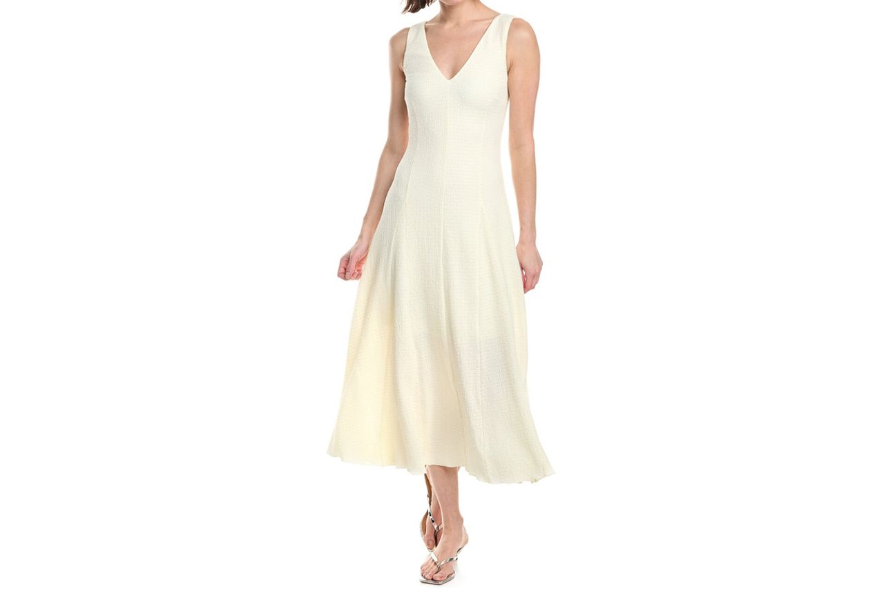 rag & bone Lou V-Neck Midi Dress Credit: Gilt