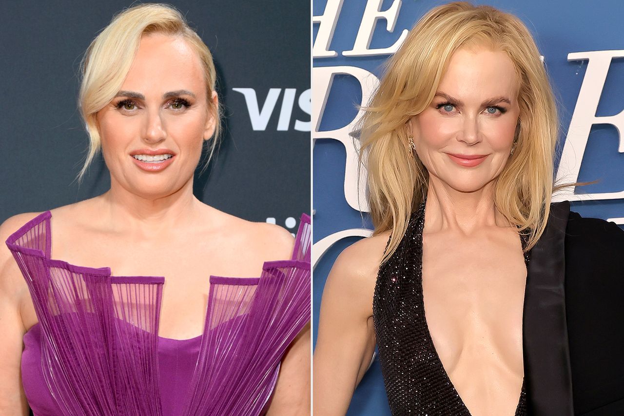 Rebel Wilson; Nicole KidmanCredit: Robert Okine/Getty; Kevin Winter/Getty