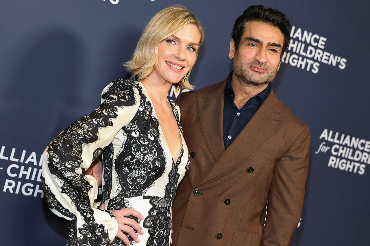Rhea Seehorn and Kumail Nanjiani attend The Alliance for Children's Rights 34th Annual Champions for Children Rhea Seehorn and Kumail Nanjiani.Credit: Savion Washington/WireImage