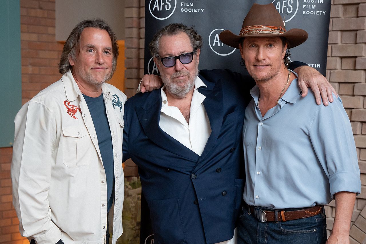 Richard Linklater, Julian Schnabel, Matthew McConaughey attend the Texas Film Awards Honoree Welcome Reception Richard Linklater, Julian Schnabel, Matthew McConaugheyCredit: Lauren Slusher / Austin Film Society
