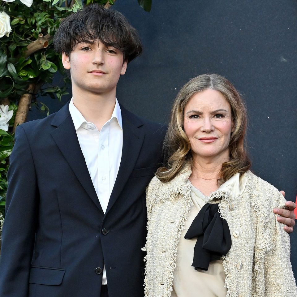 Rohmer Baumbach and Jennifer Jason Leigh.Credit: Axelle/Bauer-Griffin/FilmMagic