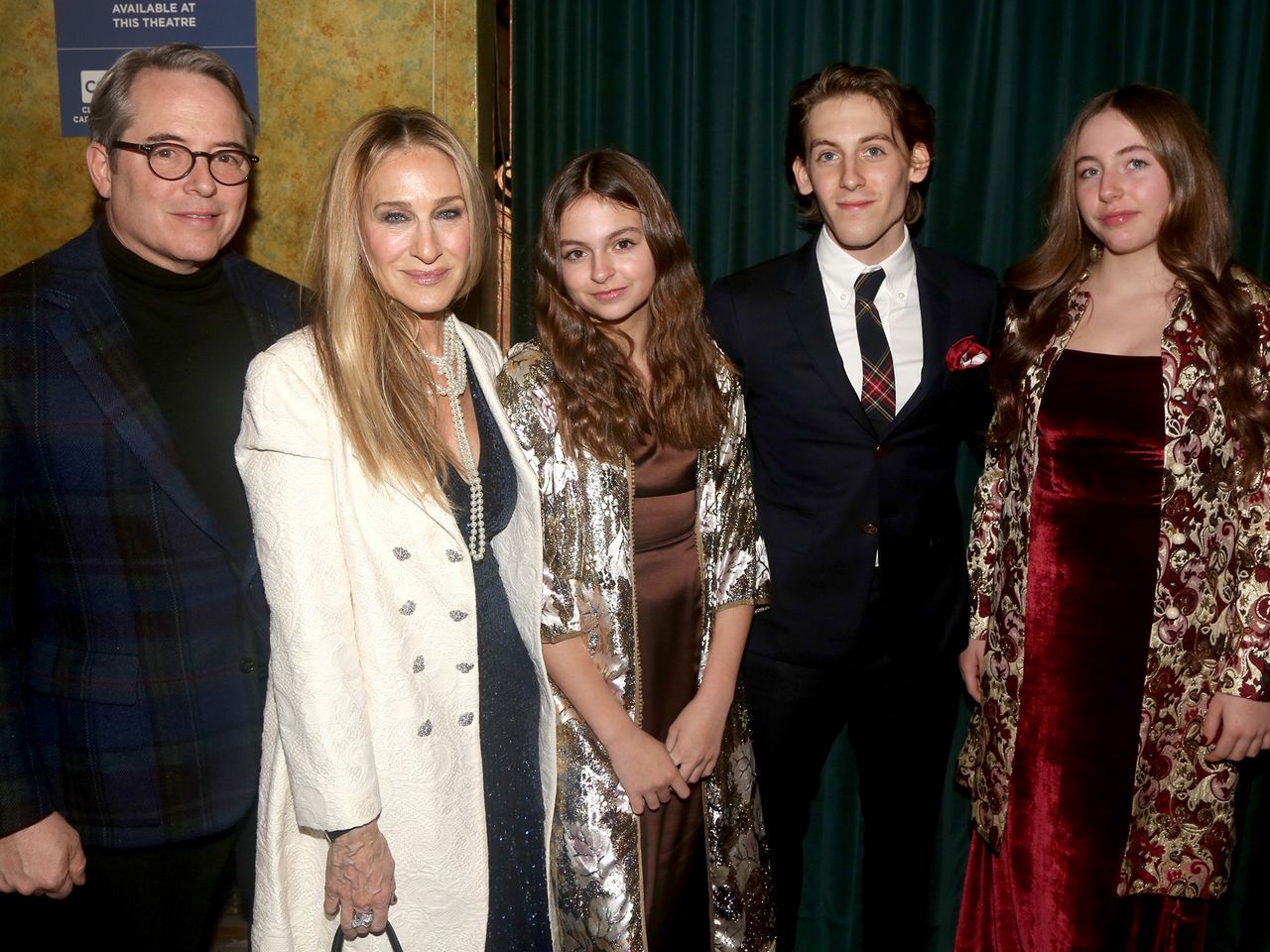 Matthew Broderick, Sarah Jessica Parker, Tabitha Hodge Broderick, James Wilkie Broderick and Marion Loretta Elwell BroderickCredit: Bruce Glikas/WireImage