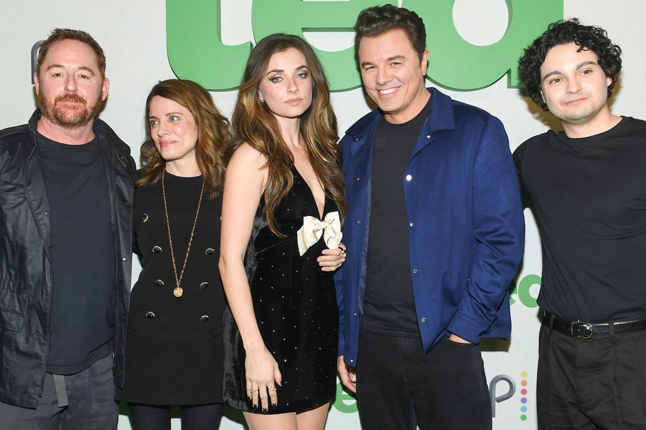 Scott Grimes, Alanna Ubach, Giorgia Whigham, Seth MacFarlane, Max Burkholder Ted Season 2 party Scott Grimes, Alanna Ubach, Giorgia Whigham, Seth MacFarlane, Max BurkholderCredit: Noam Galai/Peacock