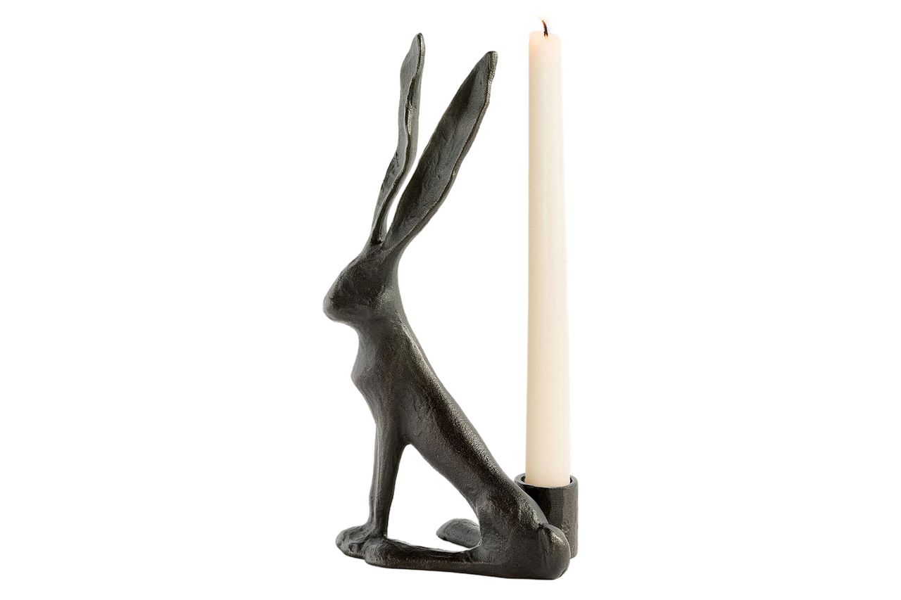 Sculpted Bunny Candle Holder Credit: Pottery Barn