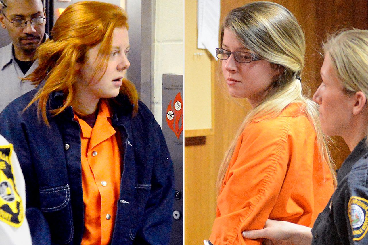 Rachel Shoaf and Shelia Eddy, 18, of Morgantown, W.Va., is shown Friday, Jan. 24, 2014, in Monongalia County Circuit CourtCredit: Ron Rittenhouse/The Dominion Post/AP (2)