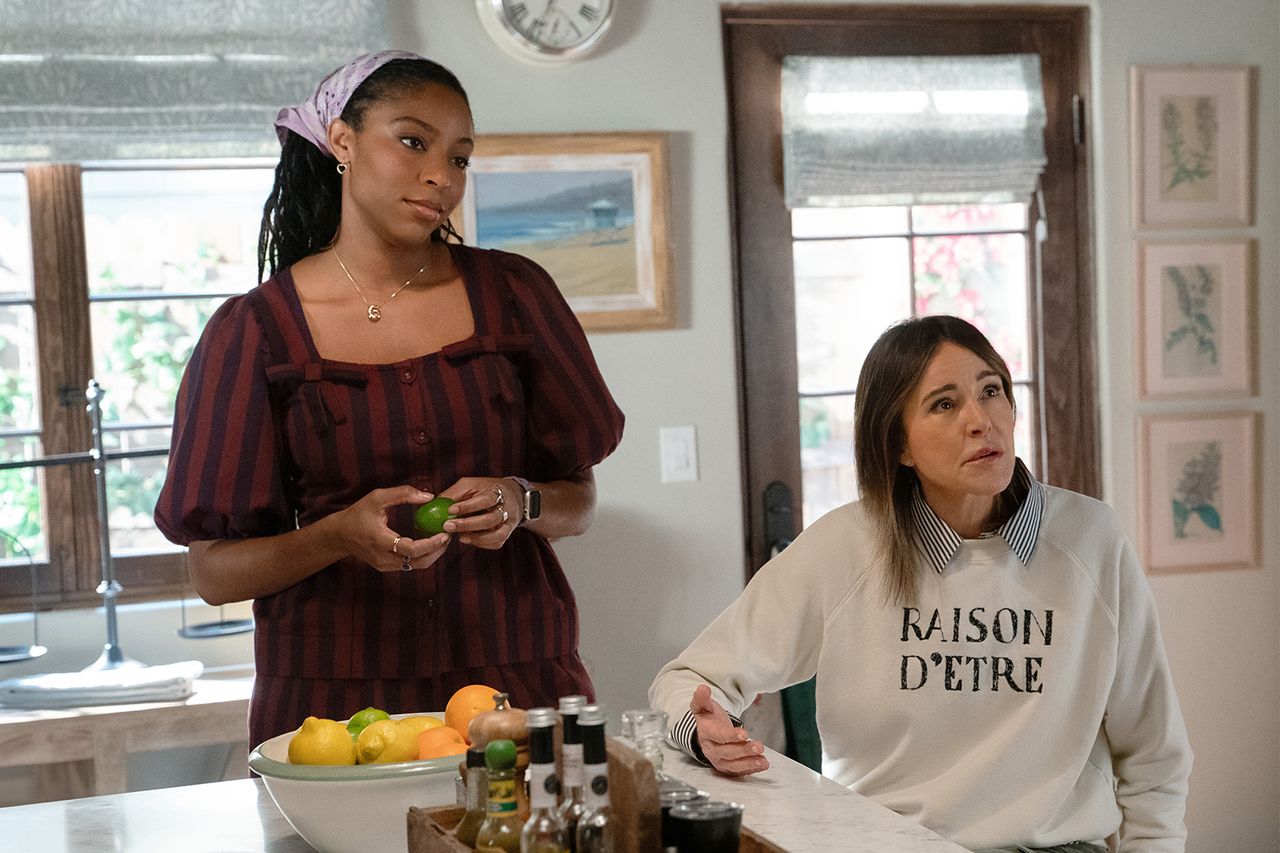 From left: Jessica Williams and Christa Miller on 'Shrinking' season 3Credit: Apple TV