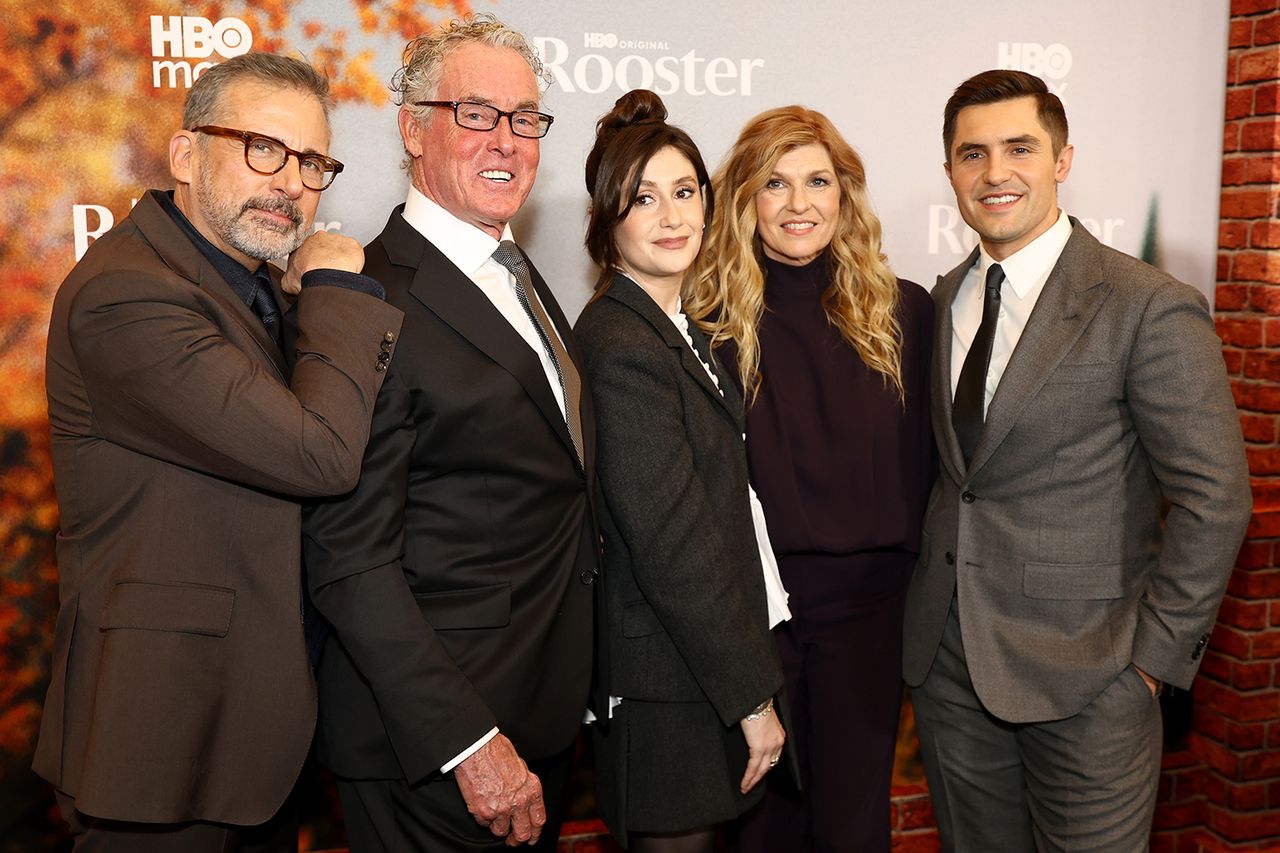 From left: Steve Carell, John C. McGinley, Charly Clive, Connie Britton and Phil Dunster at the ‘Rooster’ premiere in New York City on March 3, 2026Credit: Arturo Holmes/WireImage
