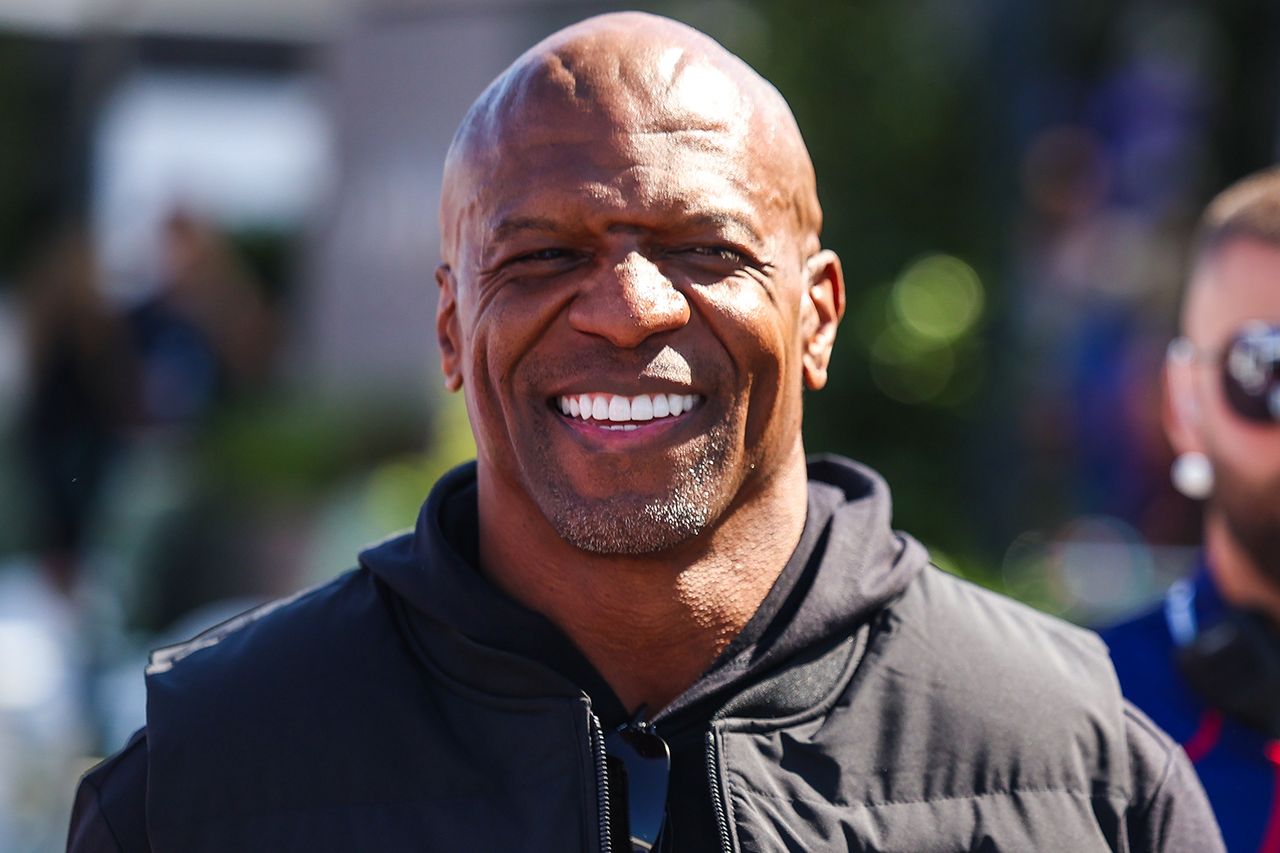 Terry Crews walks in the paddock during previews ahead of the F1 Grand Prix Terry Crews.Credit: Jayce Illman/Getty