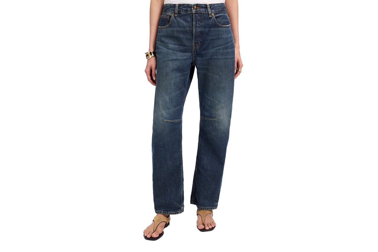 darted barrel leg jeans Credit: Madewell