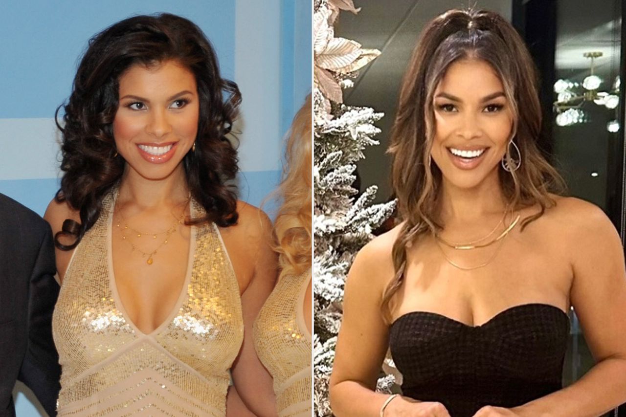 Gwendolyn Osborne on 'Price is Right' on March 25, 2009 in Los Angeles, California ; Gwendolyn Osborn in December 2025.Credit: Dr. Billy Ingram/WireImage ; Gwendolyn Osborn/Instagram