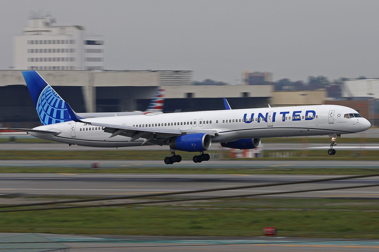 A United Airlines Boeing 757 arrives at Los Angeles International Airport A United Airlines plane in Jan. 2025Credit: Kevin Carter/Getty