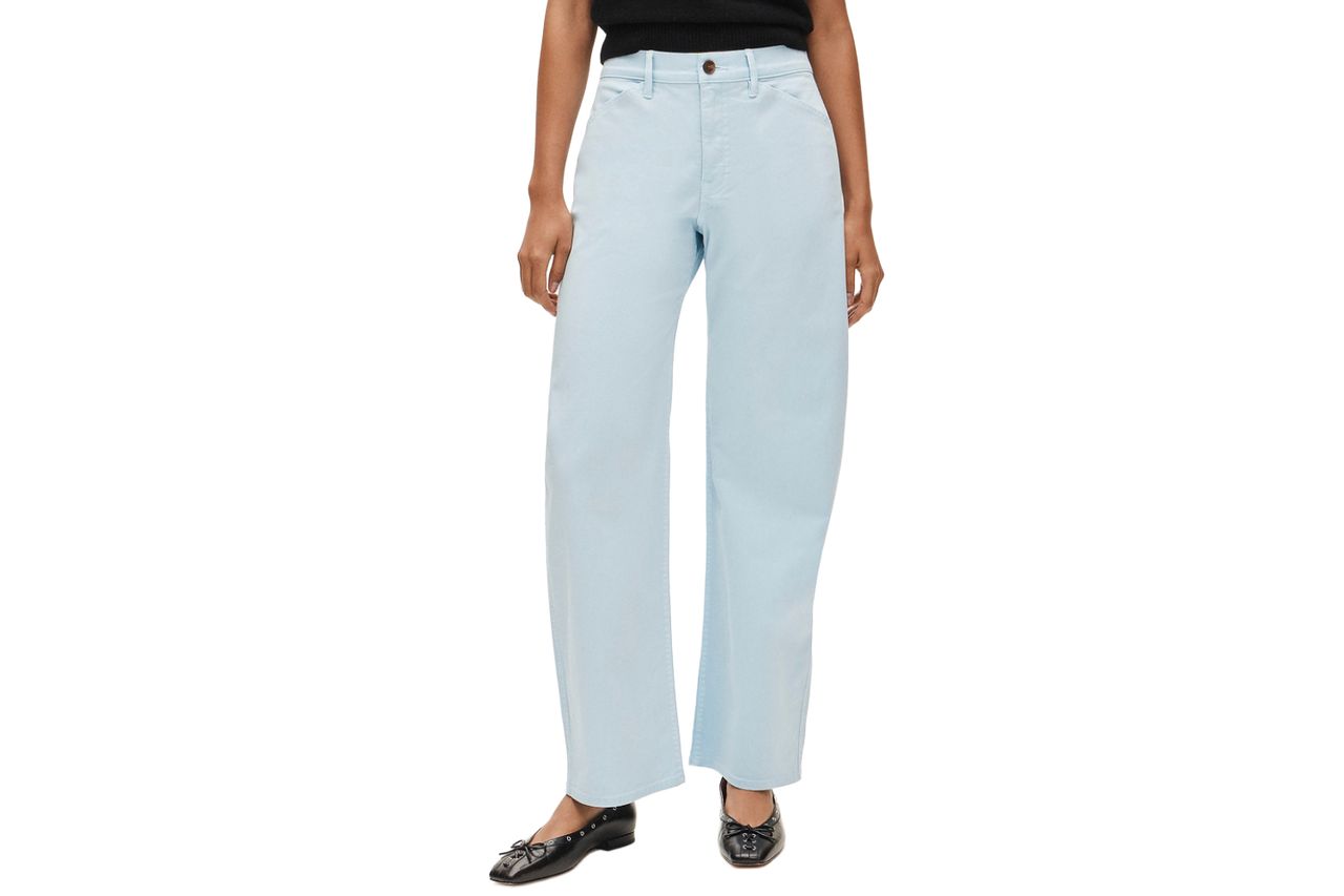 Zoe barrel pant in chino Credit: Jcrew