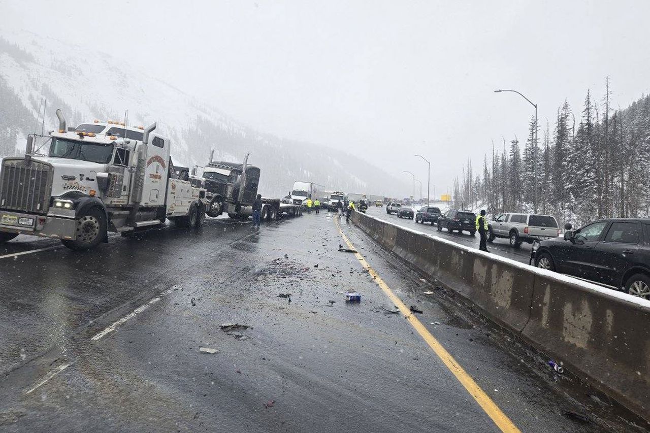 Multi-Vehicle Crash Closes Both Directions of Interstate 70 at Eisenhower Tunnel Multi-Vehicle Crash in ColoradoCredit: Colorado State Patrol