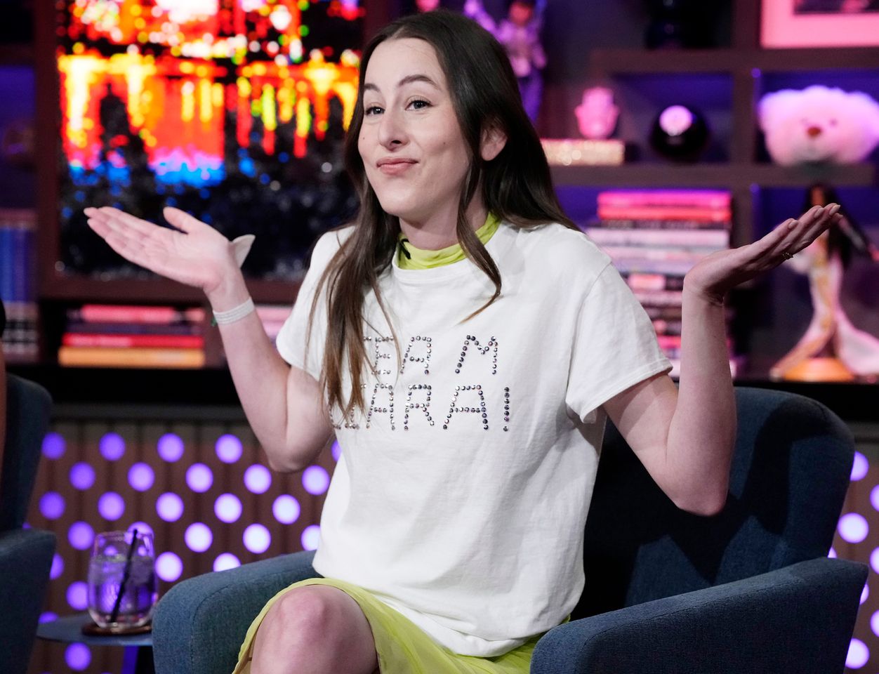 Alana Haim on WATCH WHAT HAPPENS LIVE WITH ANDY COHENCredit: Charles Sykes/Bravo
