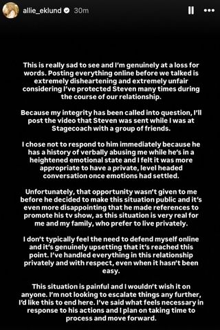 Credit: Allie Eklund/Instagram