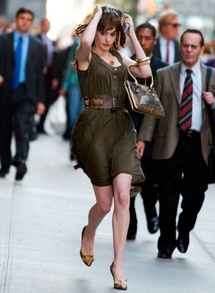Anne Hathaway in 2005Credit: Arnaldo Magnani/Getty