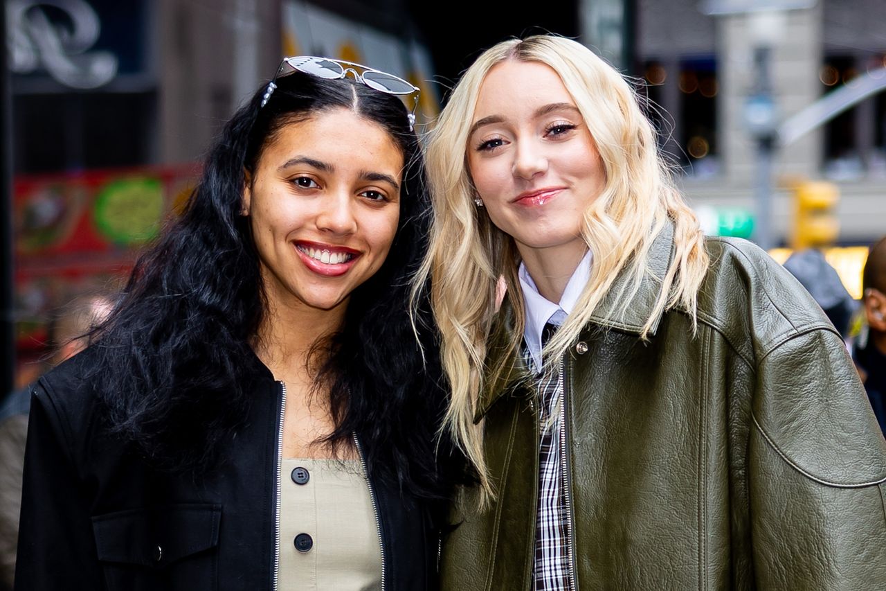 Azzi Fudd and Paige Bueckers on April 16, 2025 in New York City.Credit: The Hapa Blonde/GC Images