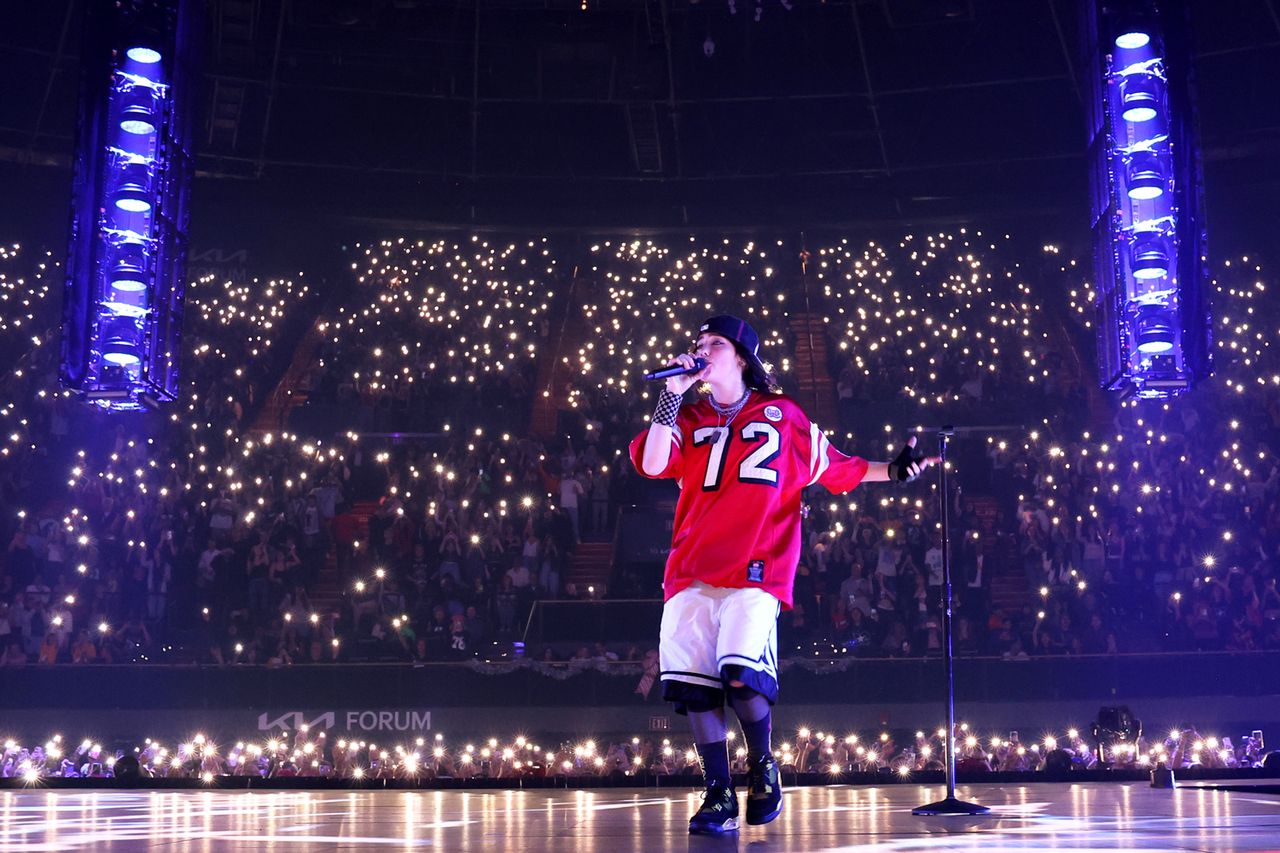 Billie Eilish performs onstage during the HIT ME HARD AND SOFT: THE TOUR at The Kia Forum Billie Eilish performs at The Kia Forum in 2024Credit: Kevin Mazur/Getty for Live Nation Entertainment