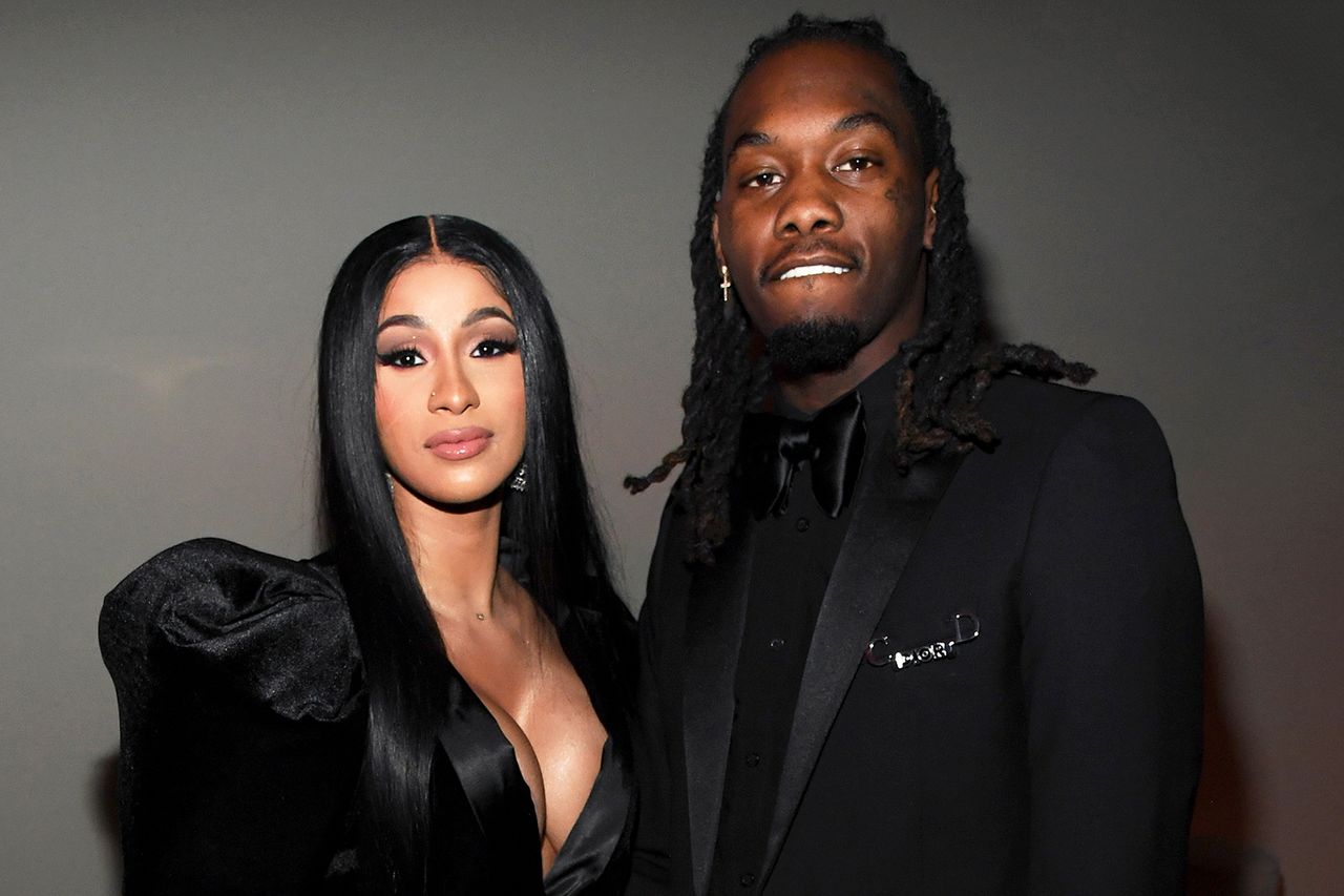 Cardi B and Offset attend Sean Combs 50th Birthday Bash presented by Ciroc Vodka on December 14, 2019 in Los Angeles, California. Offset and estranged wife, Cardi BCredit: Kevin Mazur/Getty