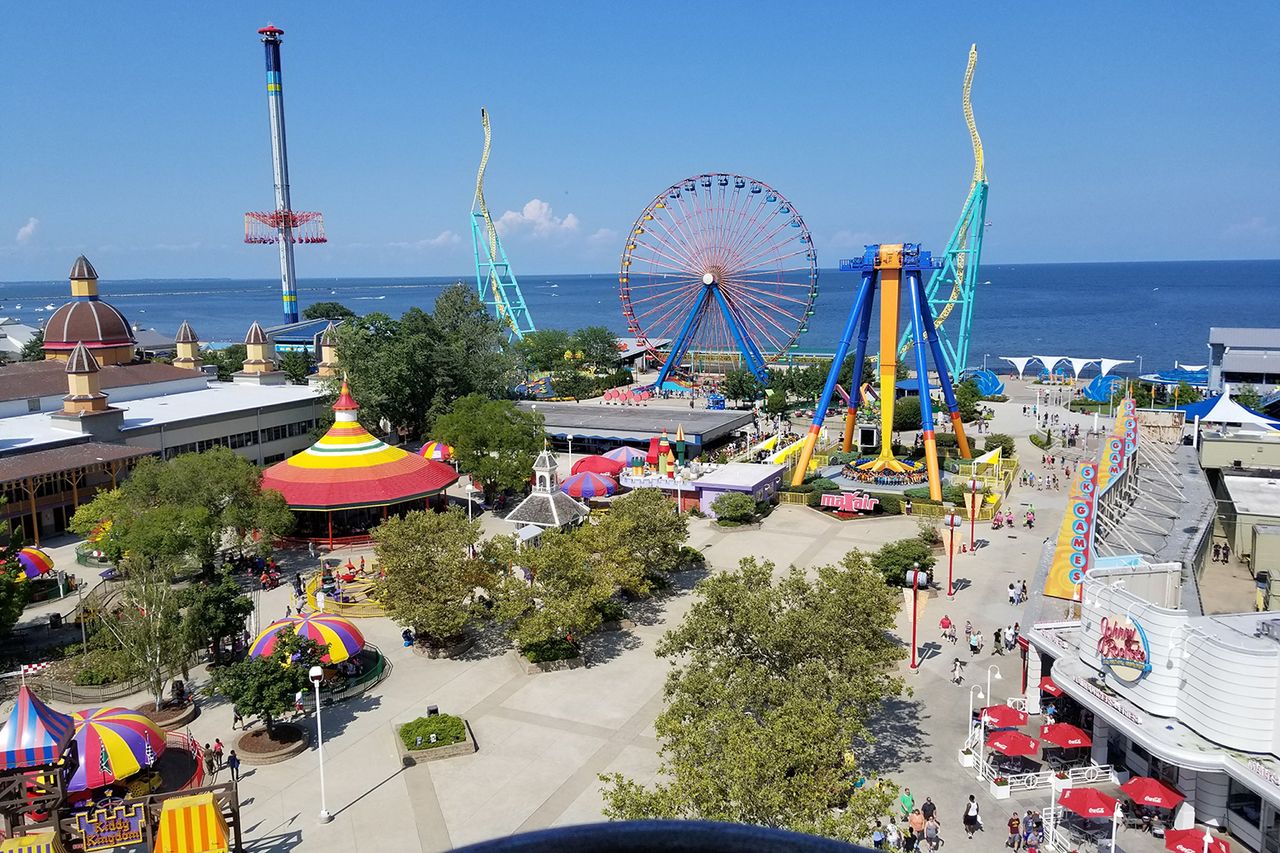 Cedar point.. Ohio 2017. Cedar Point in 2017.Credit: Shutterstock