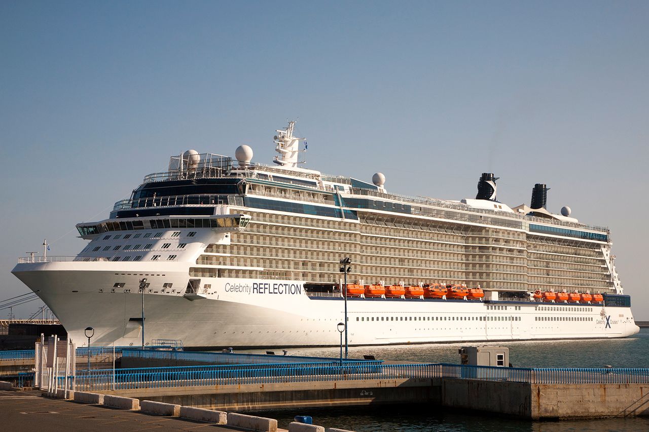Celebrity Reflection cruise ship at the port of Malaga, Spain. The 'Celebrity Reflection' cruise shipCredit: Geography Photos/Universal Images Group via Getty