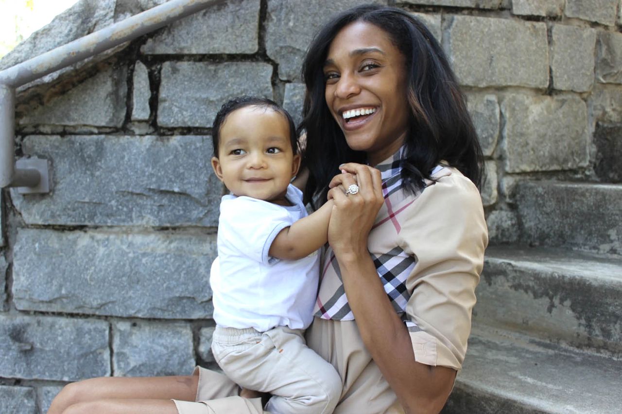Kira Johnson (right) with son CharlesCredit: courtesy Charles Johnson