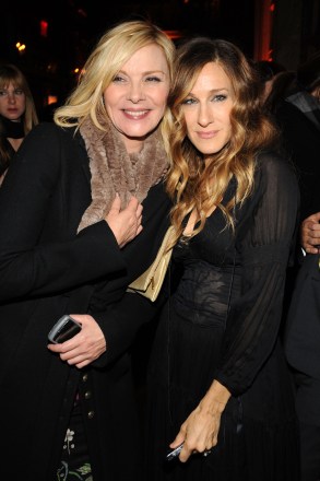 NEW YORK - DECEMBER 14:  Actors Kim Cattrall and Sarah Jessica Parker attend the premiere of "Did You Hear About the Morgans?" after party at The Oak Room on December 14, 2009 in New York City.  (Photo by Bryan Bedder/Getty Images)