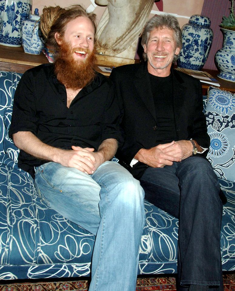 Harry Waters and Roger Waters attend a party at the Haymarket Hotel following the gala performance 'Cries from the Heart' Harry Waters and Roger Watres in London in June 2008.Credit: Dave M. Benett/Getty
