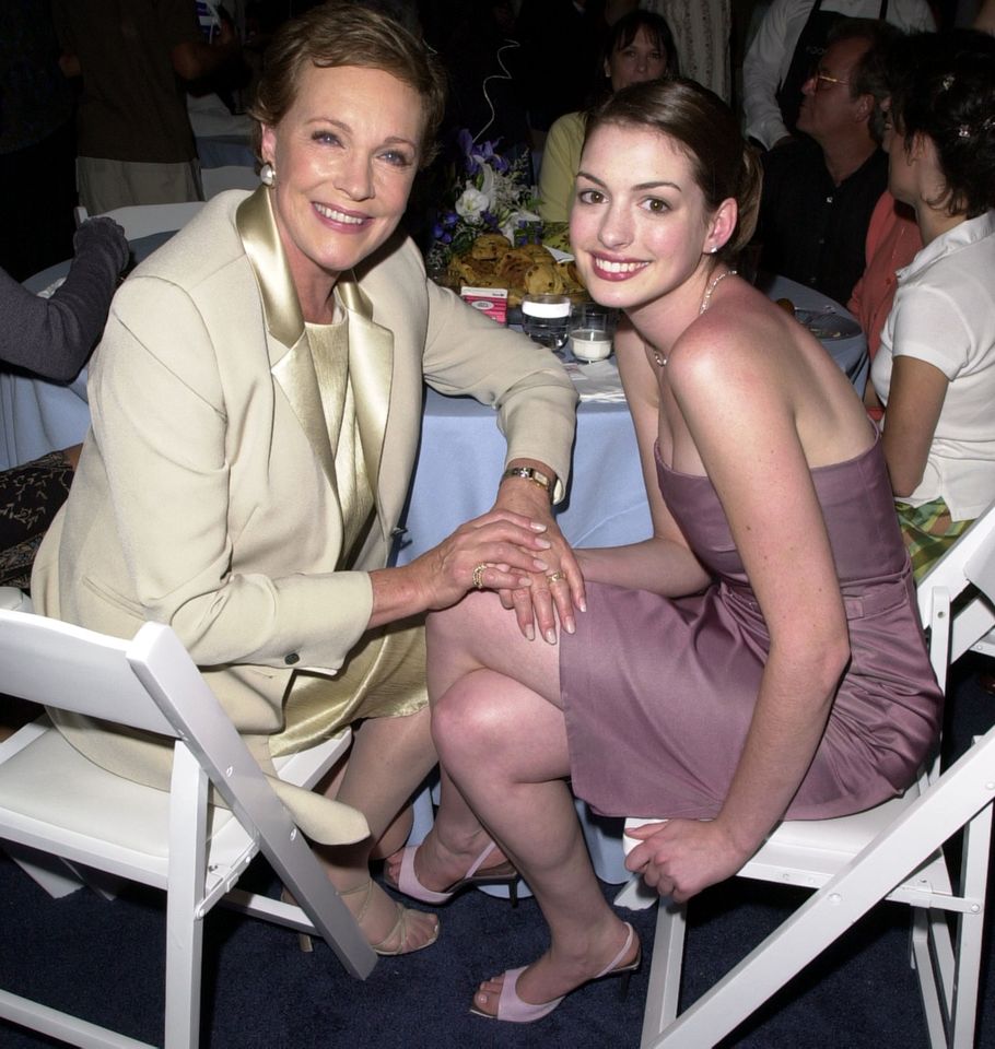 Julie Andrews and Anne Hathaway in 2001Credit: SGranitz/WireImage