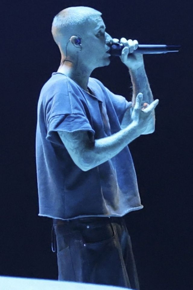 Justin Bieber is seen delivering a high-energy performance on day two of weekend one at the 2026 Coachella Valley Music and Arts Festival in Indio, California. Justin Bieber.Credit: The Daily Stardust / BACKGRID