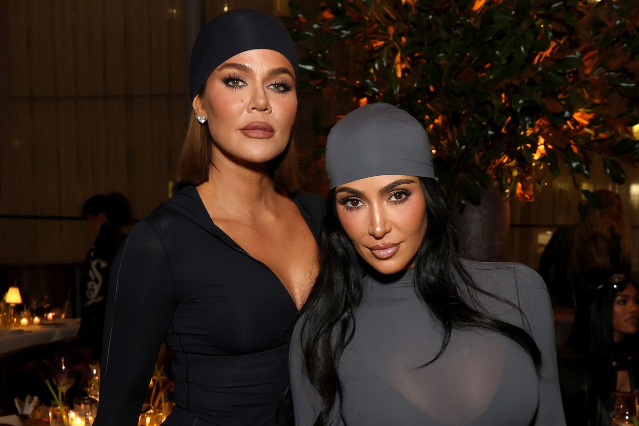 Khloé Kardashian (left) and Kim Kardashian (right) in September 2025.Credit: Kevin Mazur/Getty