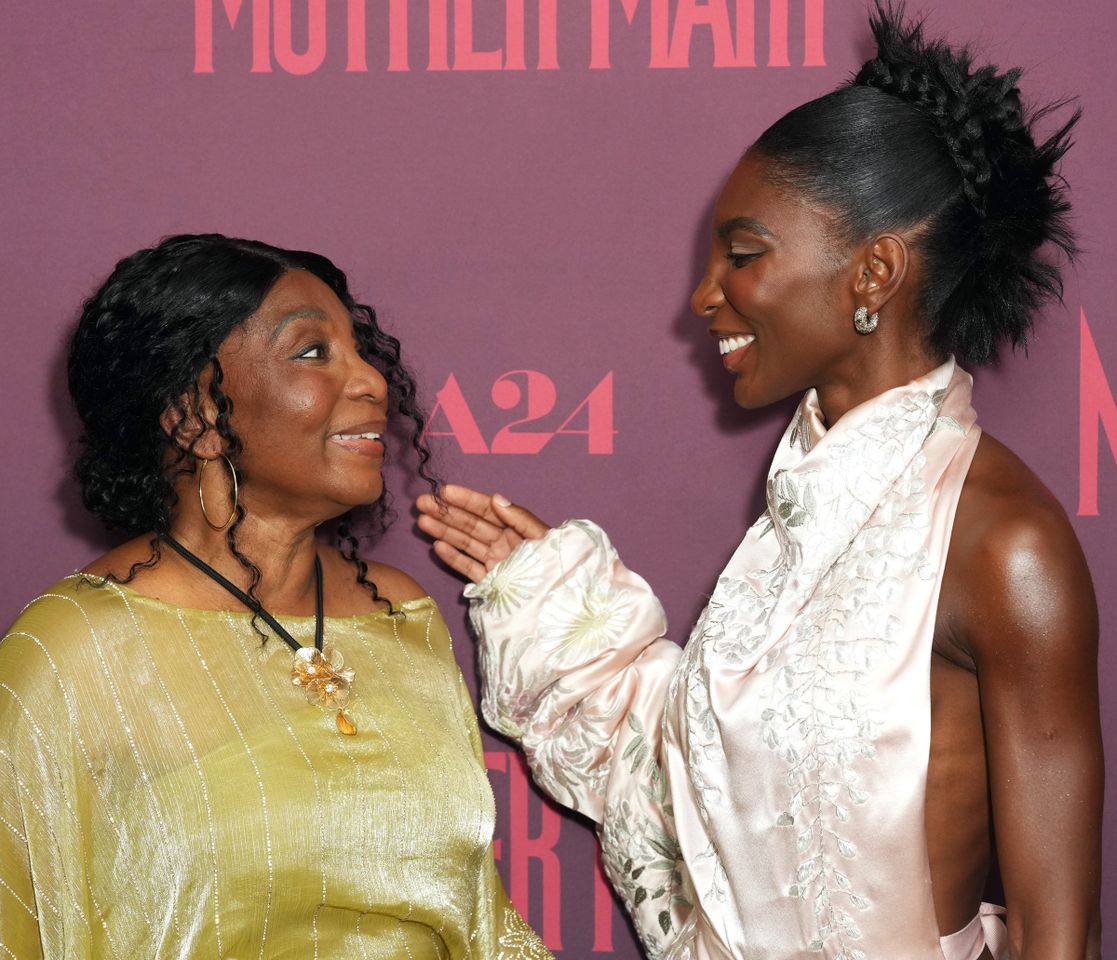 Kuukua Kwenua Osborne and Michaela Coel on April 13, 2026Credit: John Nacion/Variety via Getty