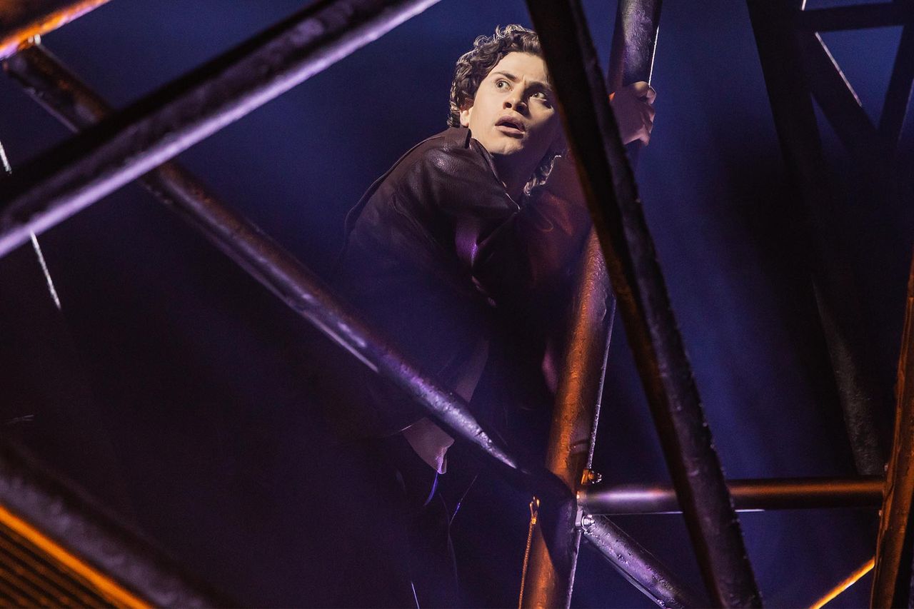 LJ Benet in 'The Lost Boys' on BroadwayCredit: Matthew Murphy