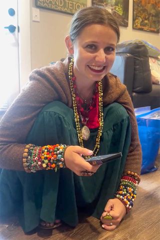 Madison Marilla Madison Marilla smiling after reading Randy Fenoli's messageCredit: Madison Marilla/Instagram