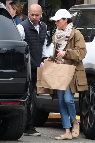 Meghan Markle visits a toy store in Montecito, California on April 1, 2026.Credit: Karl Larsen / BACKGRID