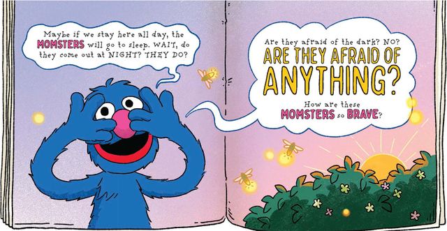 Pages from 'The Momster at the End of This Book'Credit: Chronicle Books