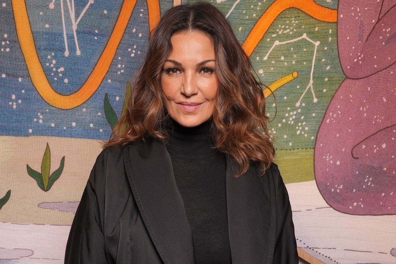 Nadia Farès in Paris on Jan. 27, 2025Credit: Swan Gallet/WWD via Getty