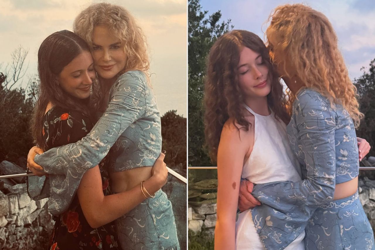 Nicole Kidman and daughter Sunday Rose; Nicole Kidman and daughter Faith Margaret.Credit: Nicole Kidman/Instagram (2)