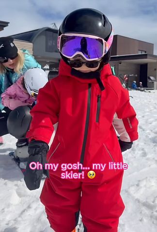 Paris Hilton, London Reum, and Phoenix Reum Phoenix Barron Hilton Reum learning how to skiCredit: Paris Hilton/Instagram