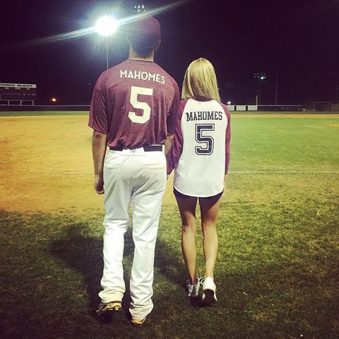 Patrick Mahomes and Brittany Mahomes in April 2014Credit: Brittany Mahomes/Instagram